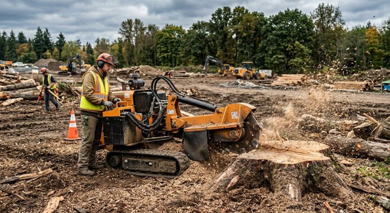 Commercial Stump Grinding in Calvert County, MD